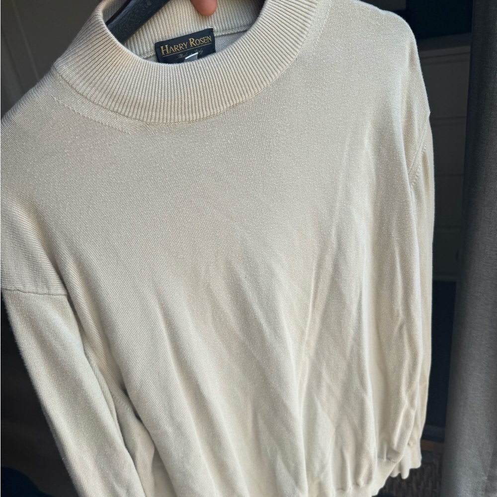 Harry Rosen Beige Sweater - Picture 4 of 4